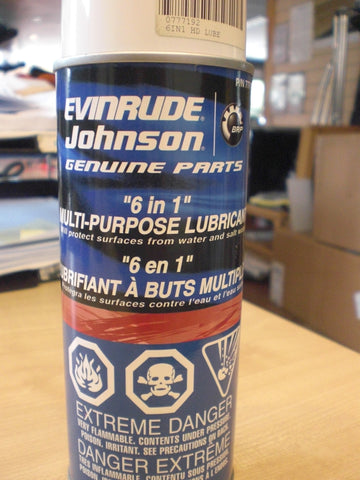 Evinrude Johnson 6 in 1 Multipurpose Lubricant 0777192