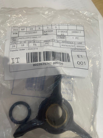 Johnson Evinrude Impeller & O Ring Assembly 0765350