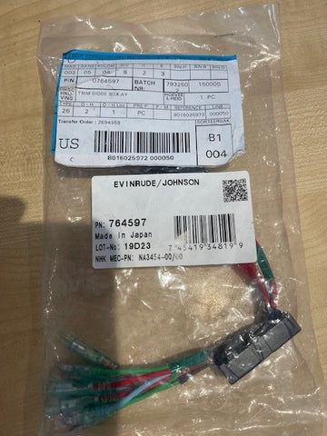 Evinrude Etec Trim Diode Box Assembly 0764597
