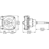 Ultraflex T70NRFC Fast Connect, Non Return Steering Helm
