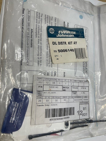 BRP Evinrude Ficht 5006140 Oil Distribution Kit Assembly