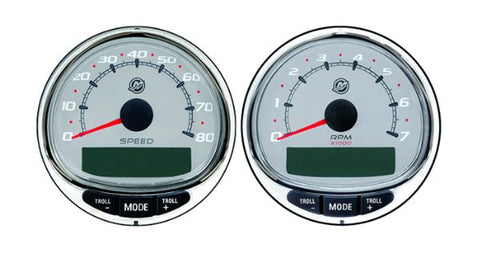Mercury Smartcraft Gauges 79-8M0185895 Grey