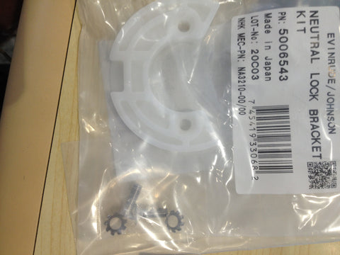 Johnson Evinrude Neutral Lock Bracket Kit, Control Box 5006543
